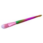 Foundation Brush 1 Pc - Foundation Brush - Pink Hair - Green & Rose Pink - One Size