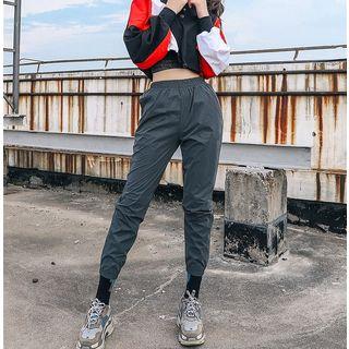 Crop Plain Sweatpants