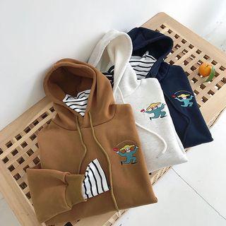Print Mock-two Hoodie