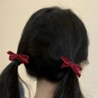 Ribbon Velvet Hair Tie / Hair Clip