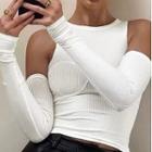 Plain Tank Top With Arm Sleeves
