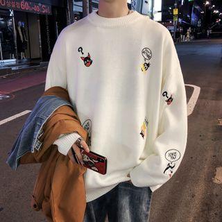 Cartoon Embroidery Sweater