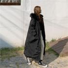 Detachable Faux-fur Long Padded Coat