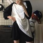 3/4-sleeve Raglan T-shirt / Shorts