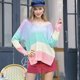Rainbow Long-sleeve Sweater