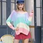 Rainbow Long-sleeve Sweater