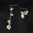 Non-matching Leaves Earring