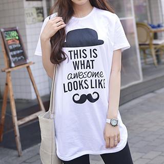 This Is What Awesome Looks Like Print T-shirt