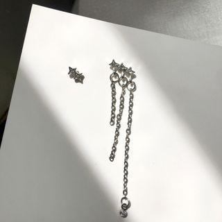 Asymmetric Earring 1 Pair - Earrings - One Size