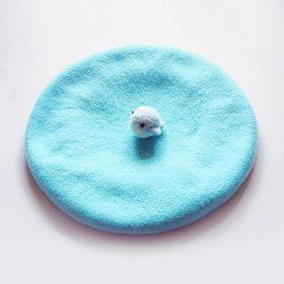 Whale Felt Beret