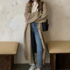 Cable-knit Maxi Cardigan