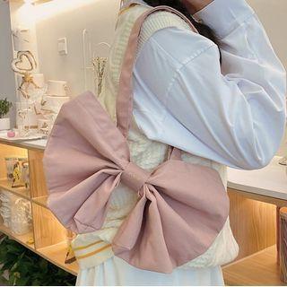 Bow Check Tote Bag