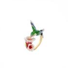 Bird Alloy Open Ring 1 Pc - Gold - One Size
