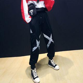 Loose-fit 3m-print Cargo Jogger Pants