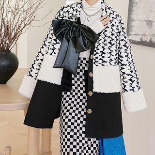 Long-sleeve Bow Panel Jacket