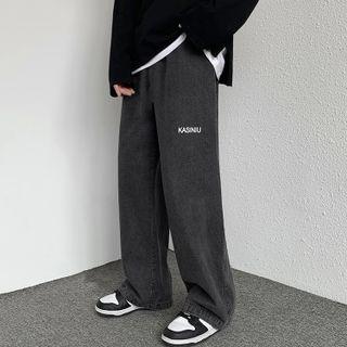 Lettering Shift Jeans