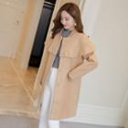 Plain Ruffled Coat