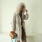 Eco-fur Trim Padded Parka