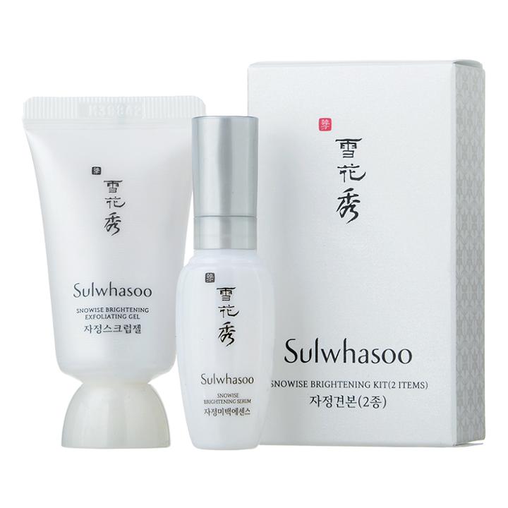 Sulwhasoo - Snowise Brightening Kit: Exfoliating Gel 15ml + Serum 8ml 2 Pcs