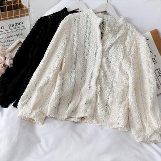 V-neck Fringed Shirt