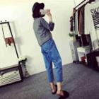 Capri Wide-leg Jeans