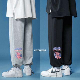 Print Knit Sweatpants
