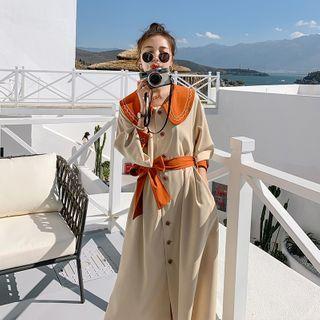 Peter Pan Collar Shirtdress