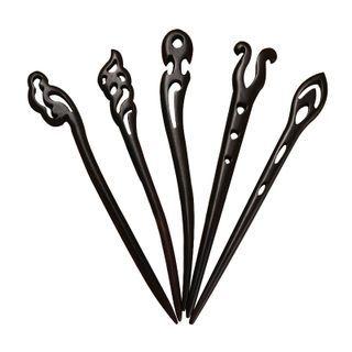Engraved Wooden Hair Stick