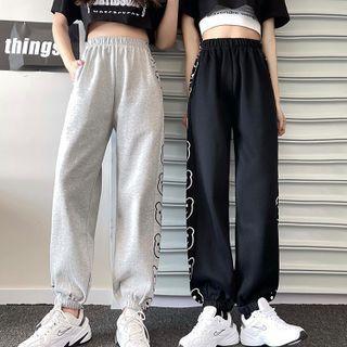 Bear Print Jogger Sweatpants