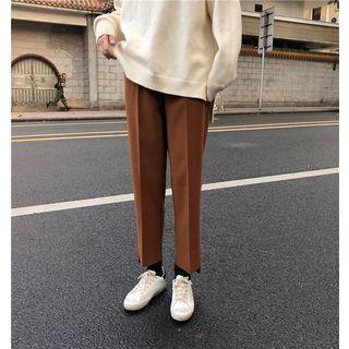 Retro Straight-leg Pants