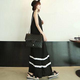 Two Tone Midi Tank Dress
