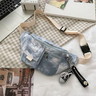 Tie-dye Buckled Sling Bag