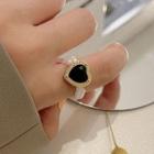 Faux Pearl Layered Rings Pearl Ring - One Size