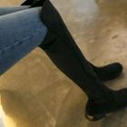 Flat-heel Stretch Knee-high Boots