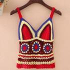 Knit Camisole Top Red - One Size