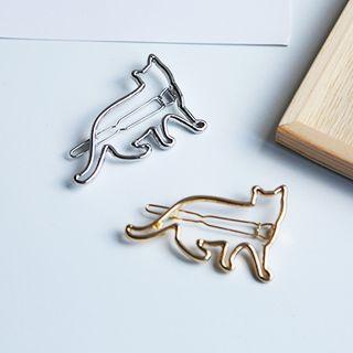 Cat Wirework Hair Clip