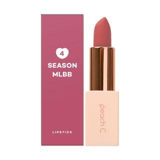 Peach C - Four Season Mlbb Lipstick - 4 Colors #02 Sun Kissed