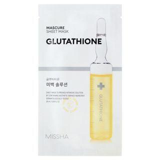 Missha - Mascure Sheet Mask - 7 Types Glutathione