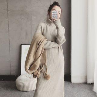 Long High-neck Sweater