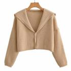 V-neck Cardigan Khaki - One Size