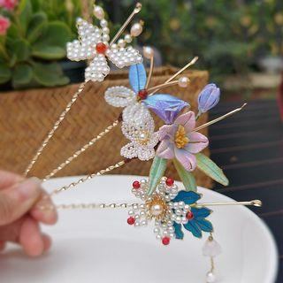 Retro Freshwater Pearl Hair Stick (various Designs)