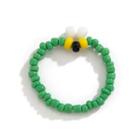 Bee Bead Ring Green - One Size