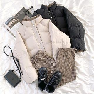 Long-sleeve Panel Padded Jacket