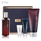 O Hui - For Men All In One Special Set: Treatment 100ml + Wash 300ml + Leports Sun Cream 13ml + Fresh Feel Cleansing Foam 40ml 4pcs
