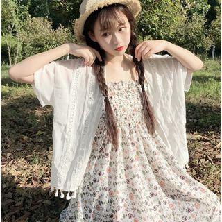 Plain Short-sleeve Light Jacket