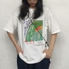 Short-sleeve Japanese Character Print T-shirt White - One Size