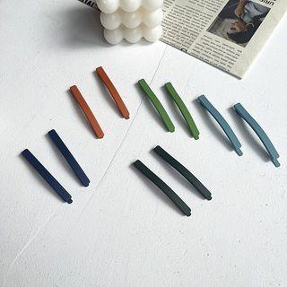 Matte Hair Clip Random Color - One Size