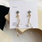 Wavy Earring 1 Pair - Gold - One Size