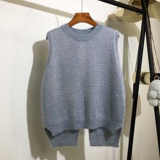 Glitter Knit Vest