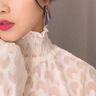 Alloy Snowflake & Strap Dangle Earring